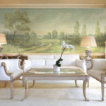 Amazing Painting Wallpaper On Livingroom 07