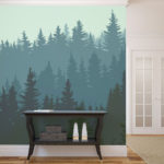 Amazing Painting Wallpaper On Livingroom 22
