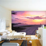 Amazing Painting Wallpaper On Livingroom 28