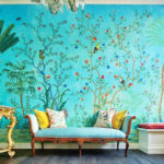 Amazing Painting Wallpaper On Livingroom 33