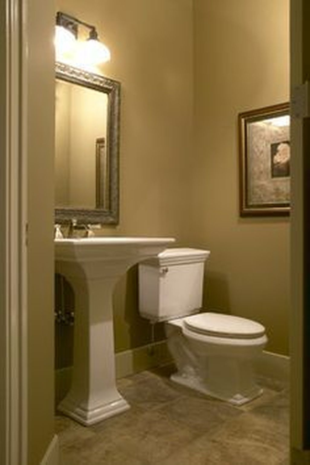 Awesome Country Mirror Bathroom Decor Ideas 40