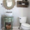 Inspiring Rustic Small Bathroom Wood Decor Design 06