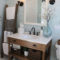 Inspiring Rustic Small Bathroom Wood Decor Design 10