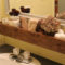 Inspiring Rustic Small Bathroom Wood Decor Design 20