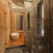 Inspiring Rustic Small Bathroom Wood Decor Design 24