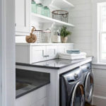 Modern Basement Remodel Laundry Room Ideas 22