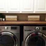Modern Basement Remodel Laundry Room Ideas 36