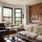 Ispiring Rustic Elegant Exposed Brick Wall Ideas Living Room06