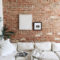 Ispiring Rustic Elegant Exposed Brick Wall Ideas Living Room08