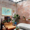Ispiring Rustic Elegant Exposed Brick Wall Ideas Living Room16