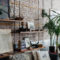 Ispiring Rustic Elegant Exposed Brick Wall Ideas Living Room23