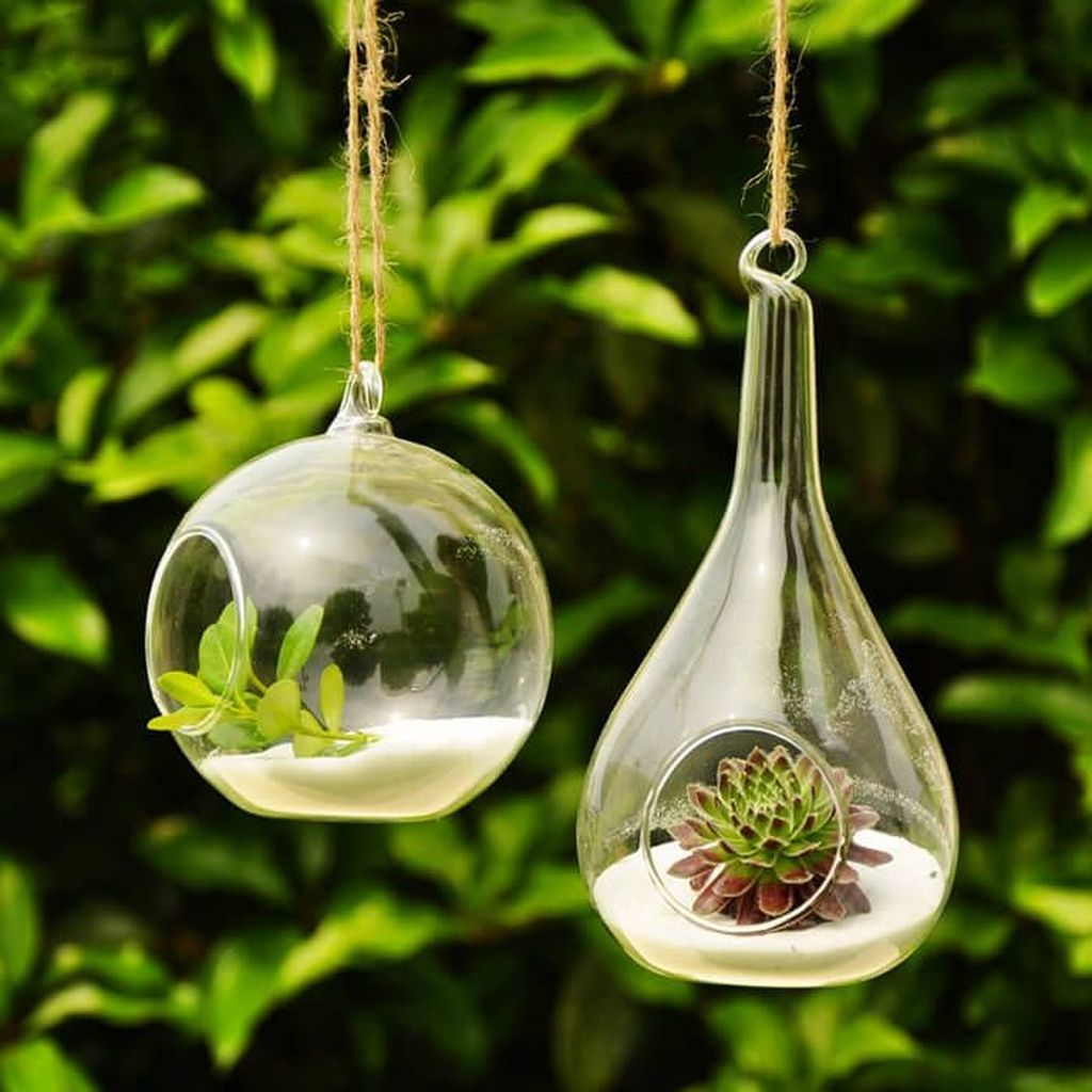 35 Awesome Ideas To Make Glass Jars Garden For Your Home Decor - HOMISHOME
