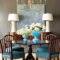 Awesome Teal Color Scheme For Fall Decor Ideas18