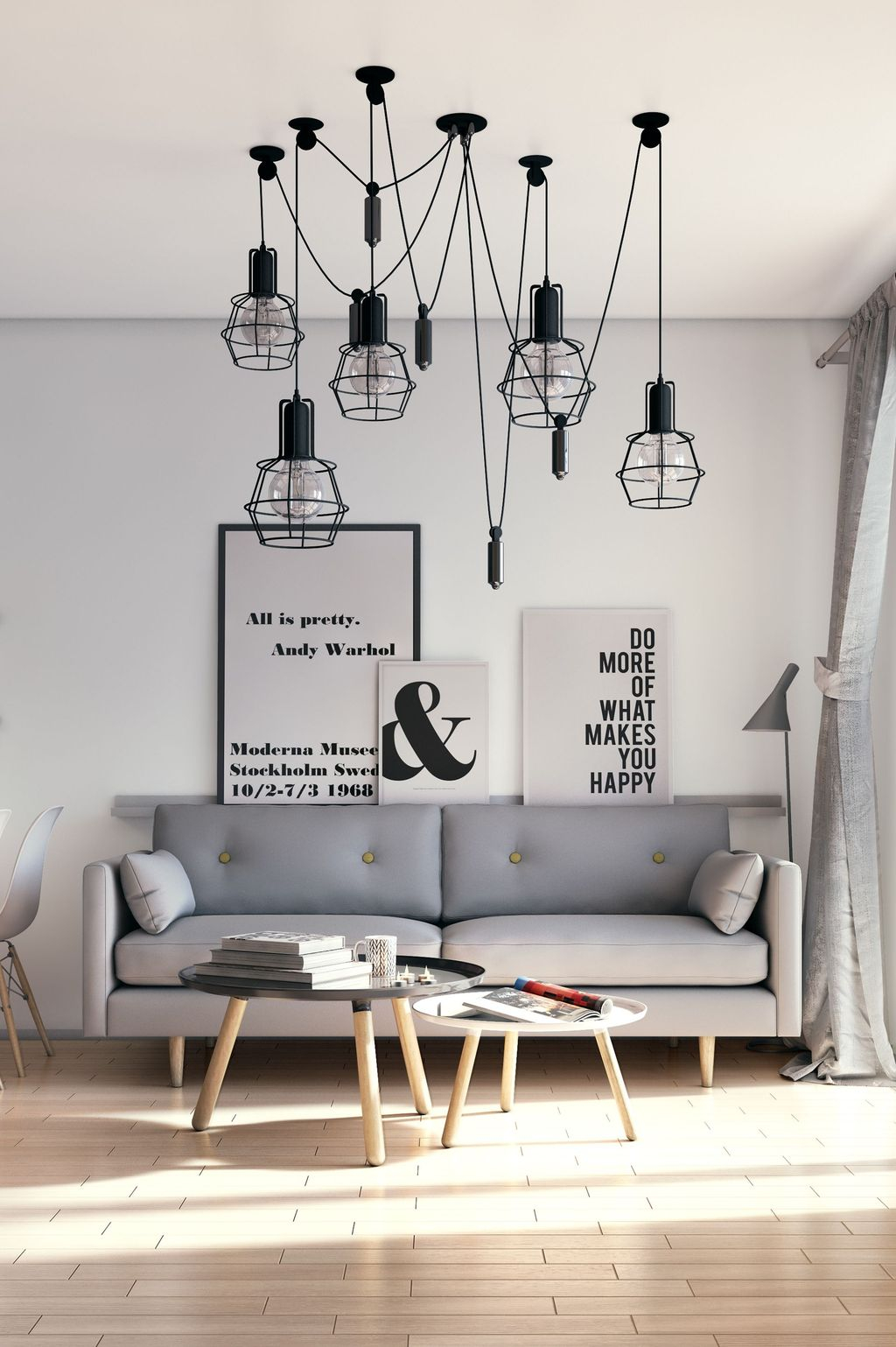 Wonderful Scandinavian Livingroom Decorations Ideas27