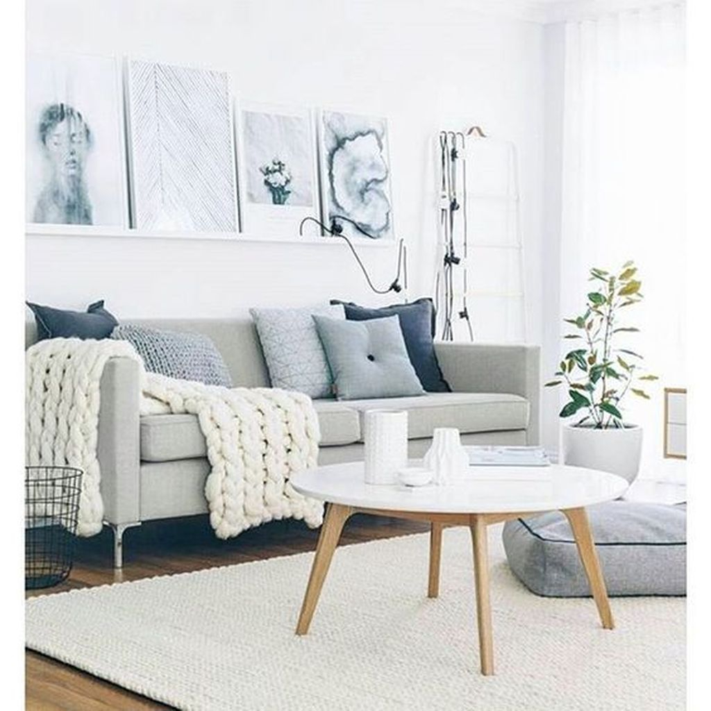 Wonderful Scandinavian Livingroom Decorations Ideas35