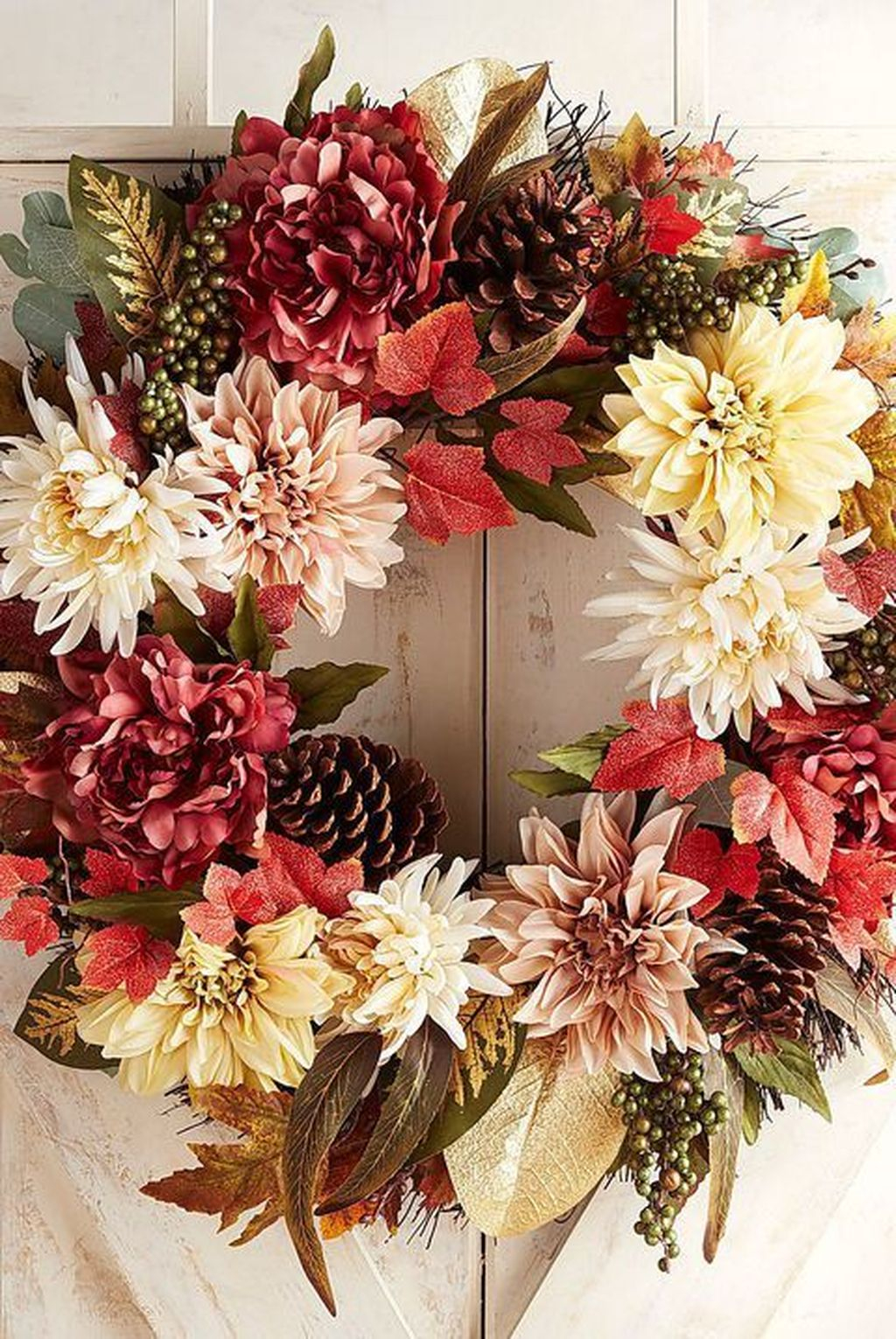 Cheap Iy Fall Wreaths Ideas13