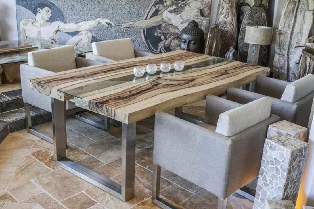 Creative Wooden Dining Tables Design Ideas24