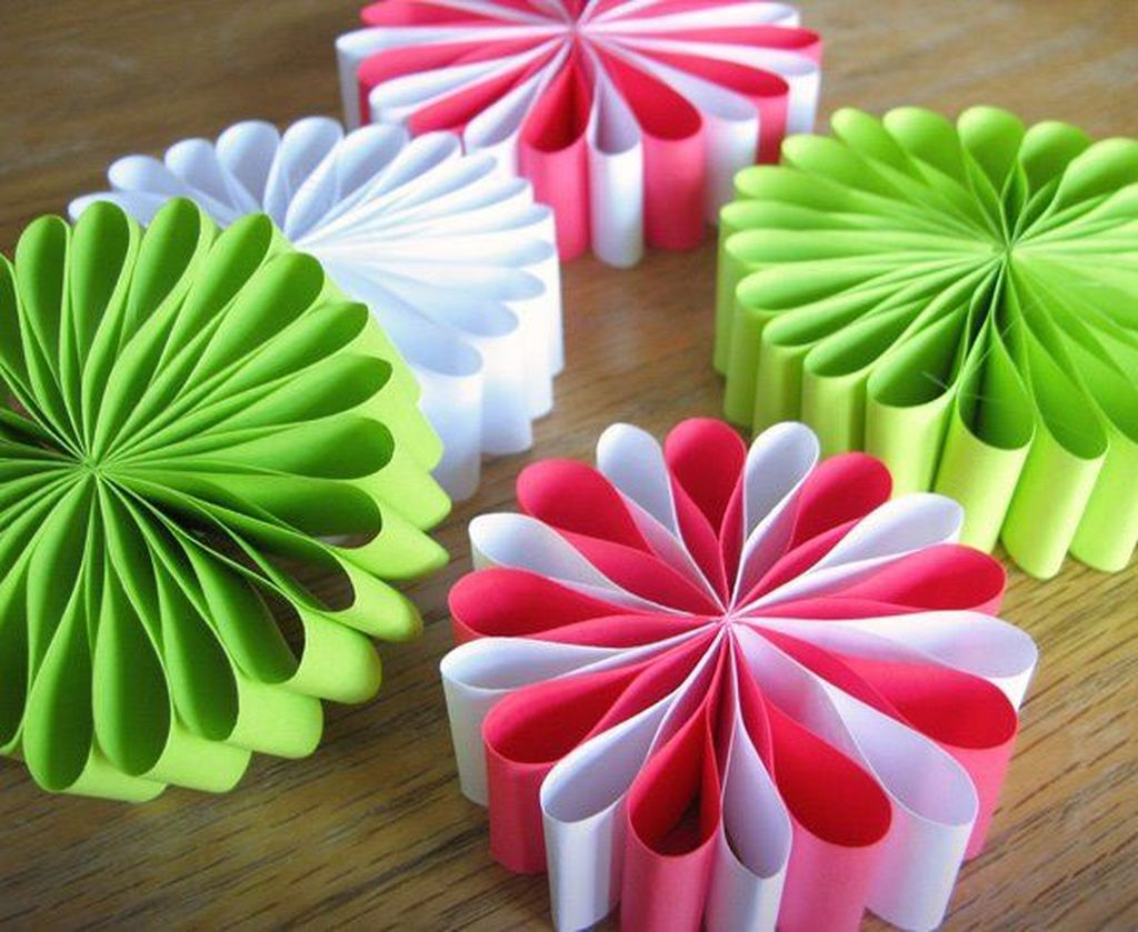 Gorgeous Fun Colorful Paper Decor Crafts Ideas25