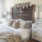 Romantic Rustic Farmhouse Bedroom Design And Decorations Ideas24