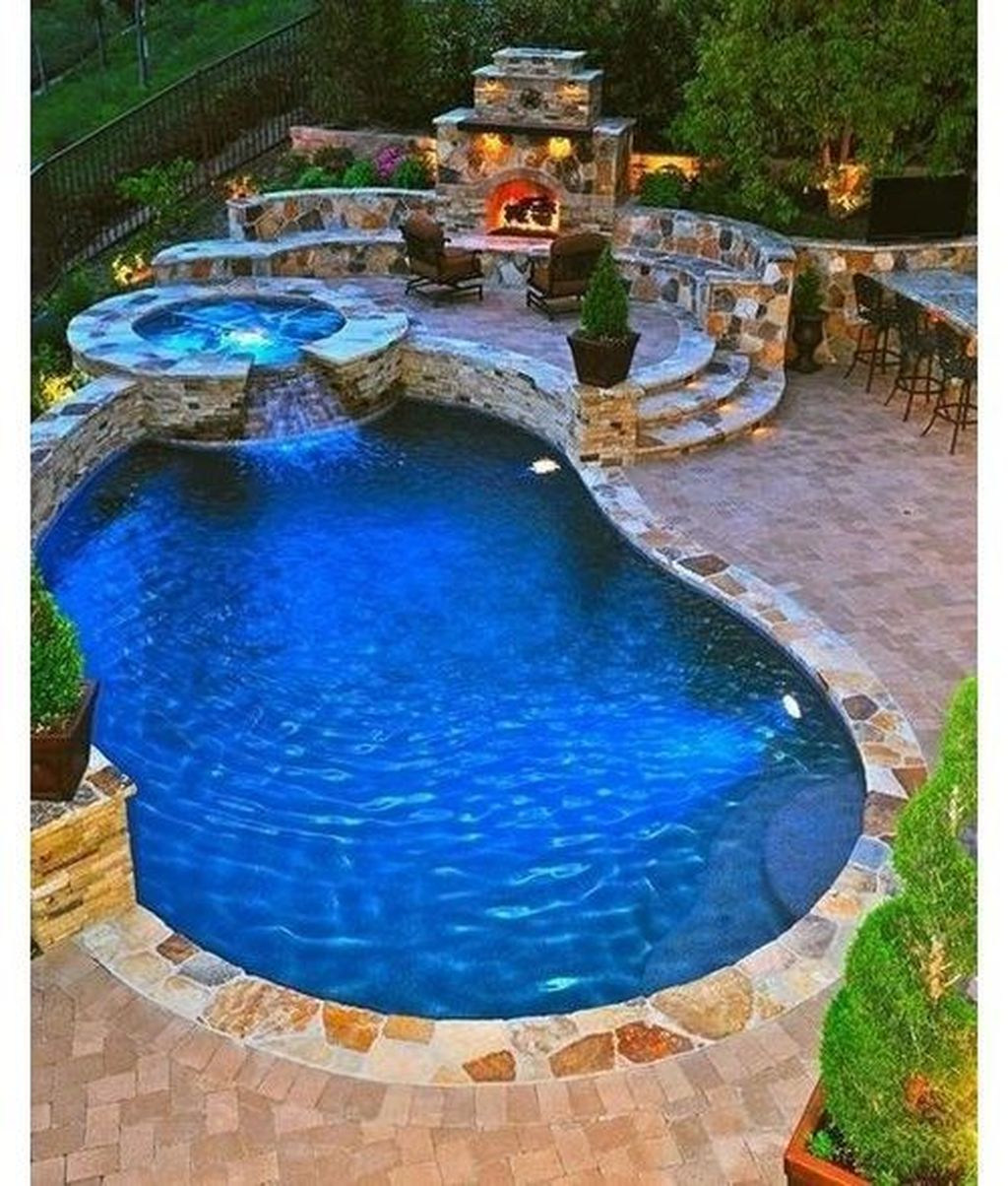 Cozy Swimming Pool Design Ideas For Your Home Backyard20