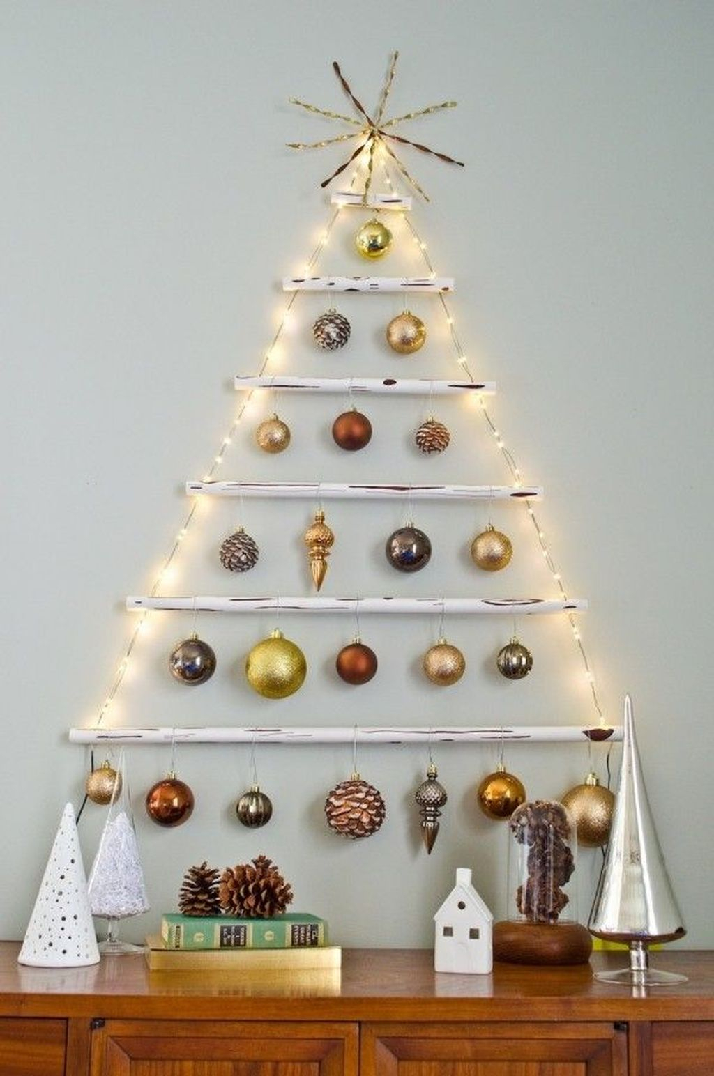 Diy Wall Christmas Tree Ideas10