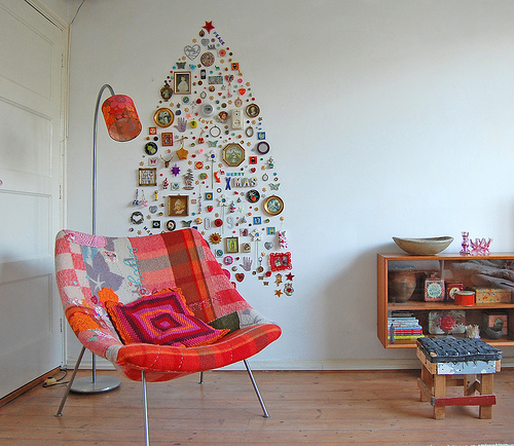 Diy Wall Christmas Tree Ideas22