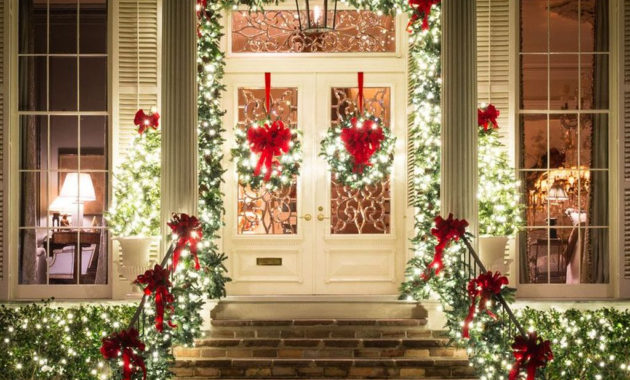 38 Excellent Outdoor Christmas Decorations Ideas – HOMISHOME