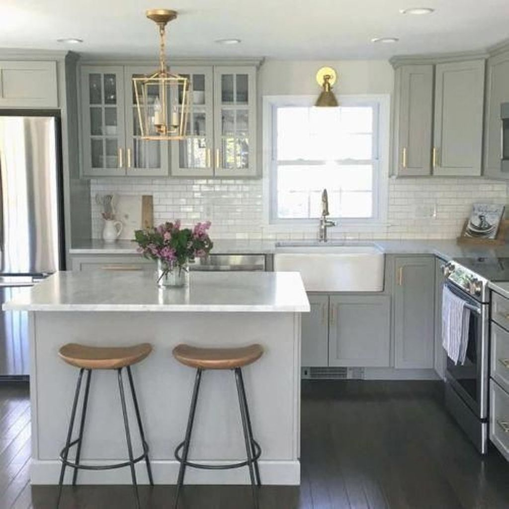 Modern Dark Grey Kitchen Design Ideas33