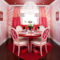 Amazing Red Apartment Living Room For Valentine05