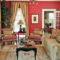 Amazing Red Apartment Living Room For Valentine06