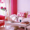 Amazing Red Apartment Living Room For Valentine10