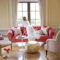 Amazing Red Apartment Living Room For Valentine34