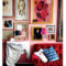 Amazing Red Apartment Living Room For Valentine35
