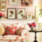 Lovely Roses Decor For Living Room14