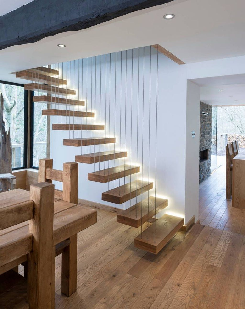 Modern Staircase Designs For Your New Home23 Homishome