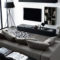 Lovely Black And White Living Room Ideas12