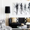 Lovely Black And White Living Room Ideas13
