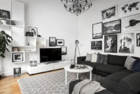Lovely Black And White Living Room Ideas37