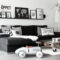 Lovely Black And White Living Room Ideas38