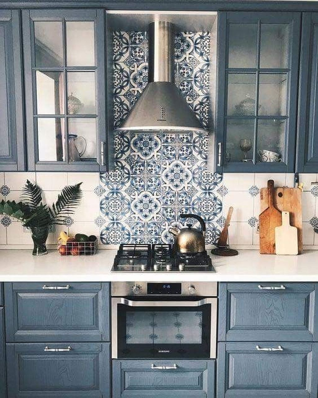 Lovely Blue Kitchen Ideas02