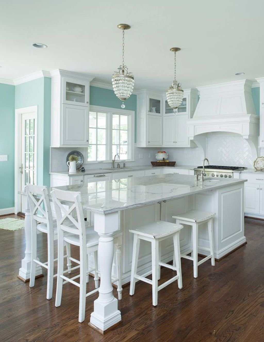 Lovely Blue Kitchen Ideas15