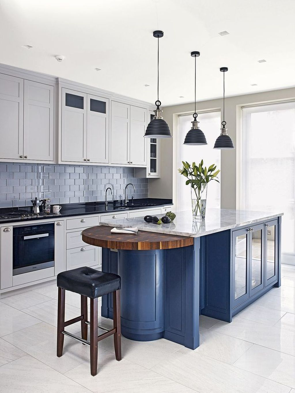 Lovely Blue Kitchen Ideas35