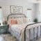 Modern White Farmhouse Bedroom Ideas34