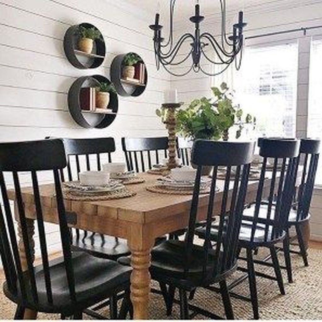 Stunning Country Dining Room Design Ideas22