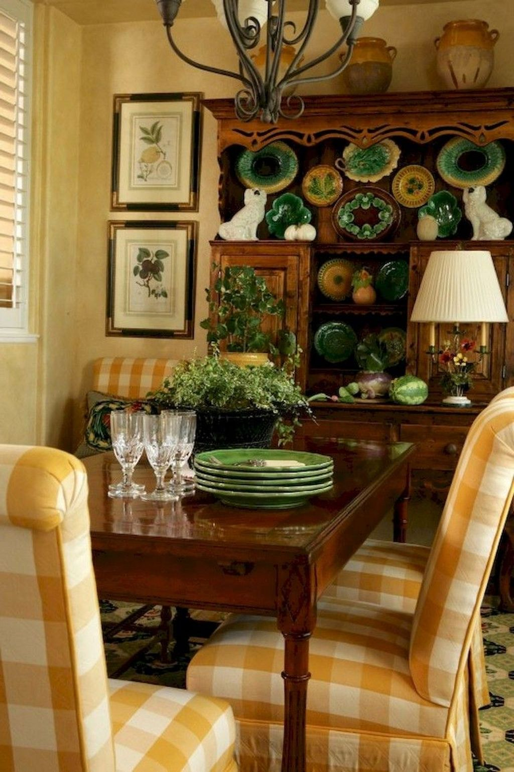 Awesome Country Dining Room Table Decor Ideas23