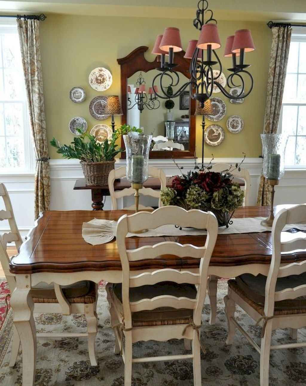 Awesome Country Dining Room Table Decor Ideas28