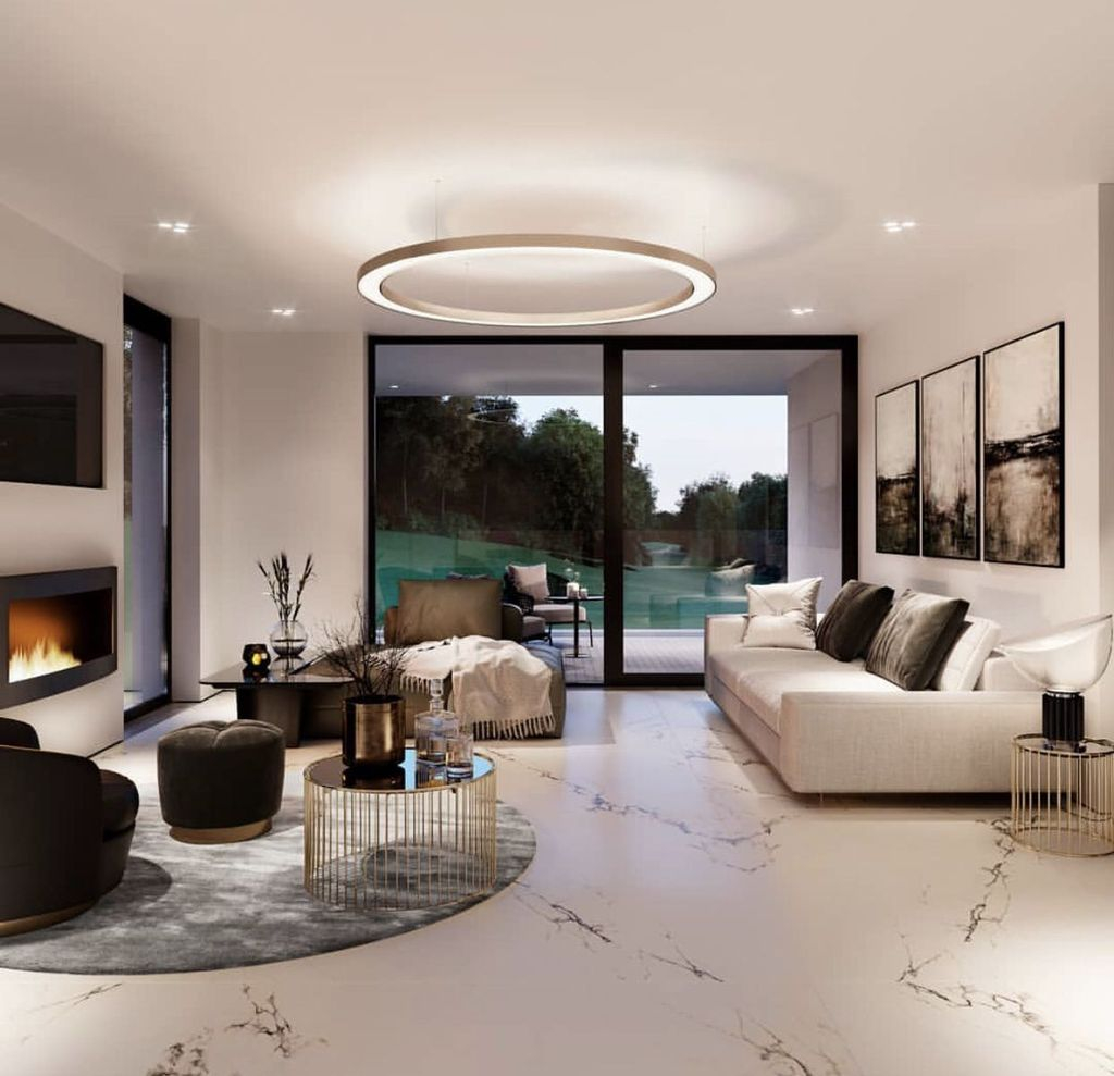 Luxurious And Elegant Living Room Design Ideas14