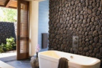 Simple Stone Bathroom Design Ideas38