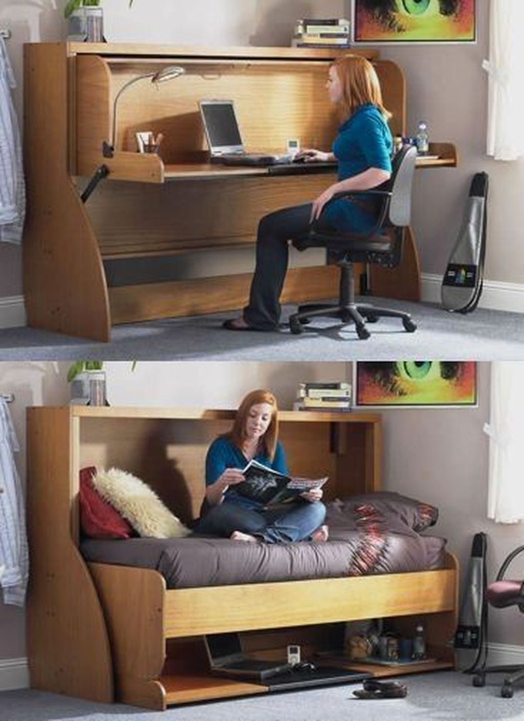 Стол кровать для маленькой комнаты