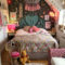 Awesome Bohemian Bedroom Tapestry Decorating Ideas14